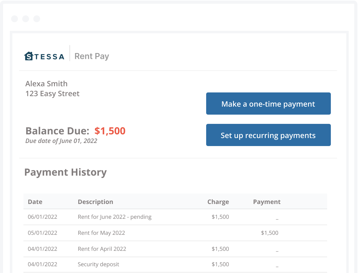 receipts for tenants security deposit